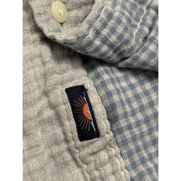 FAHERTY BRAND Men’s Button-Down Long Sleeve Shirt + Lining = 100% Cotton - Sz M - Picture 4 of 6